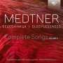 Nikolai Medtner: Sämtliche Lieder Vol.2 "Sleeplessness", CD