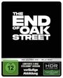 Text "The End of Oak Street" in großen Lettern, darunter Hinweise: FSK ab 12, 4K ULTRA HD, HDR, limitierte Steelbook-Version.