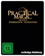 Auf schwarzem Hintergrund steht in goldener Schrift "Practical Magic 2: Zauberhafte Schwestern". Unten grünes FSK 12-Logo.