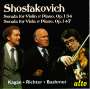 Dmitri Schostakowitsch: Sonate für Violine & Klavier op.134, CD