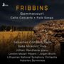 "FRIBBINS Gommecourt, Cello Concerto • Folk Songs. Künstler: Sebastian Comberti, Saša Mirković, Johan Randvere." 

Ein Feld und ein Stadt-Mauer-Fragment bei Sonnenuntergang im Hintergrund.