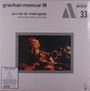 "grachan moncur III", "aco dei de madrugada (one morning I waked up very early)", "actuel 33". Foto: Musiker mit Posaune.
