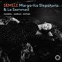 SEMELE Margarita Slepakova & Le Sommeil. Handel, Marais, Eccles. Frau in schwarz-weiß auf Felsen liegend.