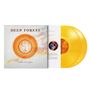 "DEEP FOREST", "made in japan". Gelbes Vinyl, CD-Cover mit orangefarbenen Symbol in der Mitte.