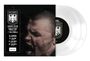 Links: "Vultures Carnival Edition" auf schwarzem Hintergrund. Rechts: Schreiender Mann, zwei weiße Vinyl-Schallplatten.
