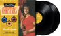 "Cool Blue Christmas. Blues For Christmas. Classic R&B/Blues Christmas Cuts, 1956-61." Frau raucht, hält Weinglas.