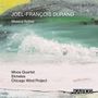 Joel-François Durand: Musica fictiva. Mivos Quartet, Ekmeles, Chicago Wind Project. Abstrakte Mischung aus Grün, Gelb und Weiß.