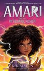 „AMARI AND THE METALWORK MENACE“, B.B. Alston. Illustration eines Mädchens mit Magie und Blitzenergie in der Hand.