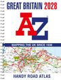 „GREAT BRITAIN 2028“, „A-Z“, „MAPPING THE UK SINCE 1936“, „HANDY ROAD ATLAS“. Detaillierte Straßenkarte von Middlesbrough.