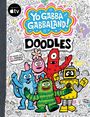 "Yo Gabba Gabba Land! Doodles" und "Get ready for 60+ doodle activities!". Cartoonfiguren in bunten Farben.