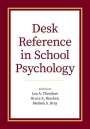 : Desk Reference in School Psychology, Buch