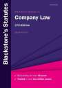 : Blackstone's Statutes on Company Law, Buch