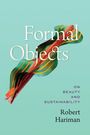 „Formal Objects. On Beauty and Sustainability“ von Robert Hariman. Hintergrund: Abstrakte, bunte Form auf türkis.