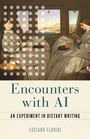 „Encounters with AI: An Experiment in Distant Writing“ von Luciano Floridi. Zwei Frauen in viktorianischer Kleidung im Zugabteil.
