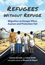 „Refugees Without Refuge: Migration as Escape When Asylum and Protection Fail.“ Vier Personen auf einer Wüstenstraße.