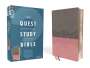 Zondervan: Niv, Quest Study Bible, Leathersoft, Gray/Pink, Comfort Print, Buch