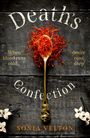 "Death's Confection" ist groß geschrieben. Darunter: "Love, longing and vampyres...". Ein Löffel mit rotem Gewürz und Totenkopf.