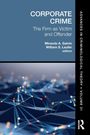 Text oben: "CORPORATE CRIME: The Firm as Victim and Offender". Unten: Netzwerk aus verbundenen, leuchtenden Punkten.