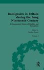 Buchtitel: "Immigrants in Britain during the Long Nineteenth Century" von Panikos Panayi, Band I. Grüner Einband mit Blattmotiv.