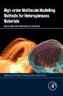 „High-order Multiscale Modelling Methods for Heterogeneous Materials“. Illustration: Bunte Netzstruktur neben einem abstrakten Objekt.