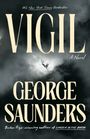 "#1 New York Times Bestseller. Vigil: A Novel. George Saunders. Booker Prize-winning author of Lincoln in the Bardo." In Wolken fallende Person.