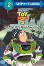 Text: "STEP INTO READING", "Toy Story 5", "SEARCH FOR STAR COMMAND". Illustration: Ein Astronauten-Spielzeug im Vordergrund.