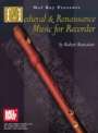 Robert Bancalari: Medieval & Renaissance Music for Recorder, Buch