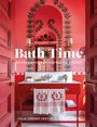 „Bath Time: Masterpieces of Bathroom Design“ von Celia Forner Venturi & Carlos Mota. Roter, dekorativer Badezimmerstil.