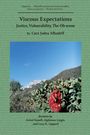 "Viscous Expectations: Justice, Vulnerability, The Ob-scene" von Cara Judea Alhadeff. Rezensionen von drei Autoren. Unten ein Landschaftsfoto.