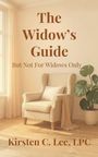 "The Widow's Guide, But Not For Widows Only" von Kirsten C. Lee, LPC. Beige Sessel mit Decke, Pflanze im Hintergrund.
