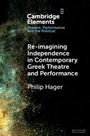 Philip Hager: Re-imagining Independence in Contemporary Greek Theatre and Performance, Buch