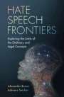 Adriana Sinclair: Hate Speech Frontiers, Buch