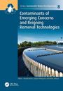 Text: "Series: Sustainable Water Developments 8. Contaminants of Emerging Concerns and Reigning Removal Technologies." 

Unten ein Wasserbecken, darüber blauer Himmel.