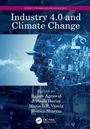 Oben: "SCIENCE, TECHNOLOGY, AND MANAGEMENT". Titel: "Industry 4.0 and Climate Change". Kopf mit Tech-Visuals.