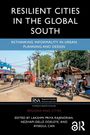 **Resilient Cities in the Global South**: Urban Szene mit Motorrädern und Menschen auf einer Straße; Logos und Titel.