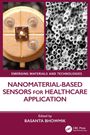 Text über Sensoren und Nanomaterialien. Links ein technisches Bauteil, rechts mikroskopische Struktur.
