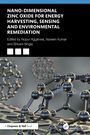 „Nano-Dimensional Zinc Oxide for Energy Harvesting“ steht auf schwarzem Hintergrund. Molekülstrukturen sind abgebildet.