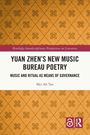 Buchtitel: Yuan Zhen’s New Music Bureau Poetry; Autor: Mei Ah Tan. Hintergrund: Braunes, gemustertes Design mit Rauten.