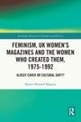 Titel: "Feminism, UK Women's Magazines and the Women Who Created Them, 1975-1992". Autorin: Sharon Maxwell Magnus. Abstrakte Farbverläufe.