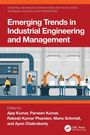 Titel: „Emerging Trends in Industrial Engineering and Management“. Illustration mit Fabrikarbeiter und Maschinen.