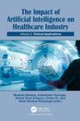 Text: "The Impact of Artificial Intelligence on Healthcare Industry, Volume 2: Clinical Applications." 

Ein Arzt mit Handschuhen und Tablet in einem modernen Behandlungsraum.