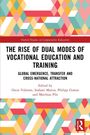 Titel: "The Rise of Dual Modes of Vocational Education and Training." Bunte geometrische Muster und Routledge-Logo.