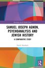 Buchtitel: "Samuel Joseph Agnon, Psychoanalysis and Jewish History: A Comparative Study" von David Aberbach. Bunte geometrische Muster.