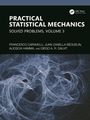 Practical Statistical Mechanics: Solved Problems, Volume 3. Autoren: Francesco Caravelli, Juan Zanella Béguin, Alioscia Hamma, Diego A. R. Dalvit. Abstrakte, dunkelblaue, faserartige Muster.