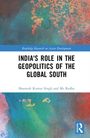 Titel: "INDIA'S ROLE IN THE GEOPOLITICS OF THE GLOBAL SOUTH". Autoren: Shantesh Kumar Singh, Ms Radha. Abstraktes Hintergrundbild.