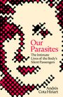 „Our Parasites: The Intimate Lives of the Body’s Silent Passengers“ von Andrés Cota Hiriart. 

Illustration eines Gesichts mit roten und schwarzen Punkten.