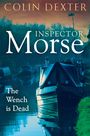 "COLIN DEXTER, INSPECTOR MORSE, The Wench is Dead." Ein Kanal mit Booten in ruhiger, bewaldeter Landschaft.