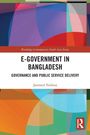 "E-Government in Bangladesh: Governance and Public Service Delivery" von Jannatul Ferdous. Bunte geometrische Formen.