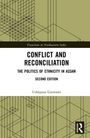 Buchtitel: "CONFLICT AND RECONCILIATION: THE POLITICS OF ETHNICITY IN ASSAM". Autor: Uddipana Goswami. Geometrische Muster.