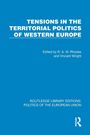Text: "Tensions in the Territorial Politics of Western Europe," herausgegeben von R. A. W. Rhodes und Vincent Wright. Blaues Cover.